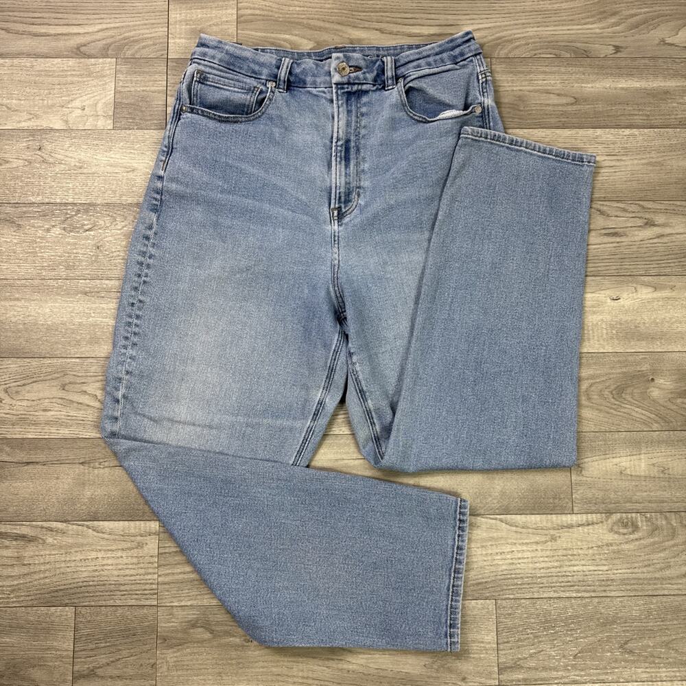American Eagle Curvy Mom Jeans High Rise Medium Wash sz 12